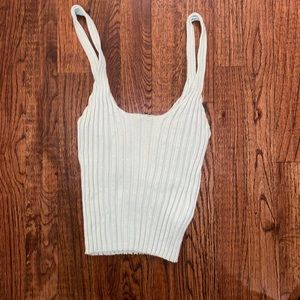 Forever 21 Light Green Knit Tank Size Large
